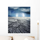 Storm in desert Wall Mural