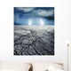 Storm in desert Wall Mural
