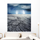 Storm in desert Wall Mural