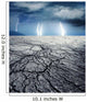 Storm in desert Wall Mural