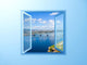 Window With River View Wall Mural