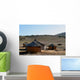 African Huts Plain Wall Decal