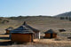 African Huts Plain Wall Decal