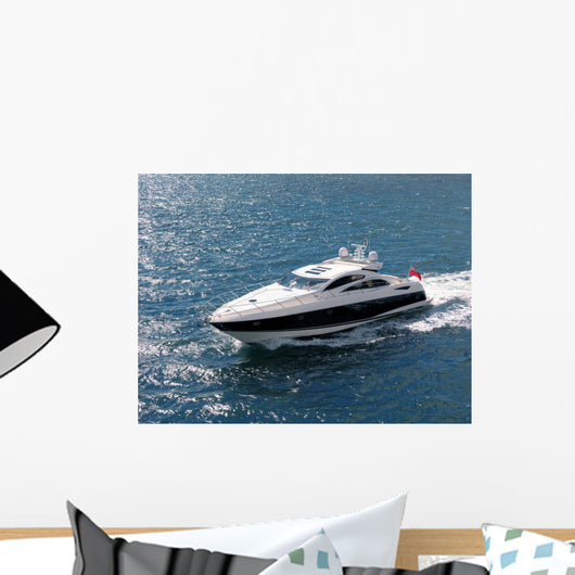speed boat Wall Mural