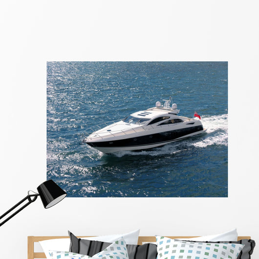speed boat Wall Mural