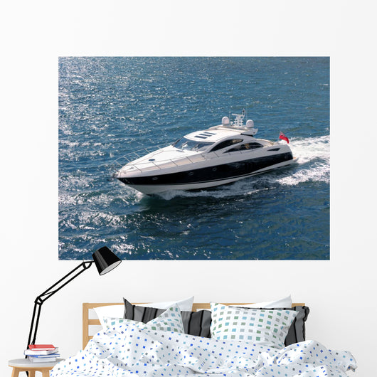 speed boat Wall Mural