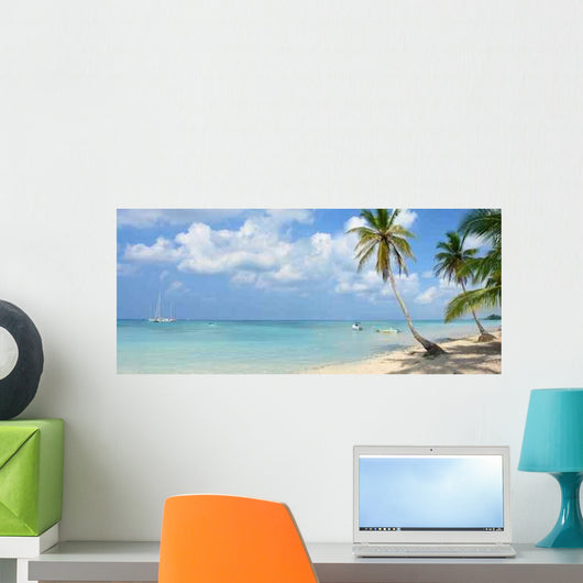 Tropical Beach Wall Decal Design 4