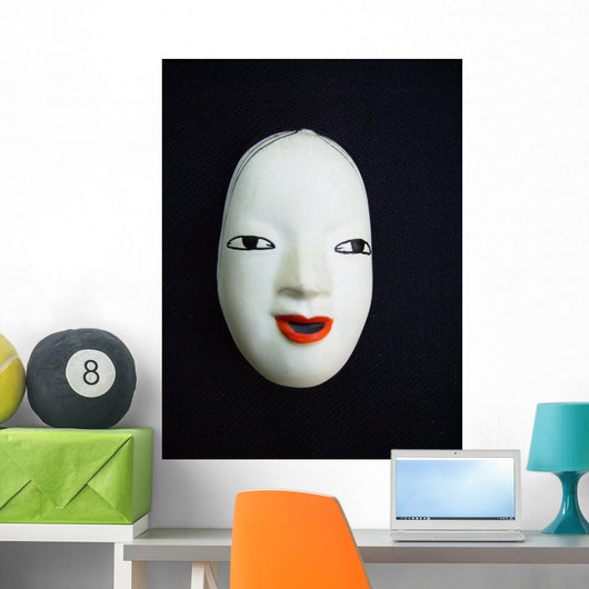 Japanese Mask Wall Mural