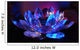 A Lilac-blue Crystal Lotus Wall Mural