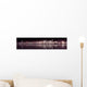 Seattle Purple Night Panoramic Wall Decal
