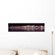 Seattle Purple Night Panoramic Wall Decal