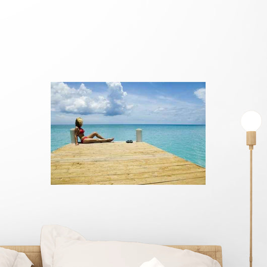 Blond Dock Wall Decal