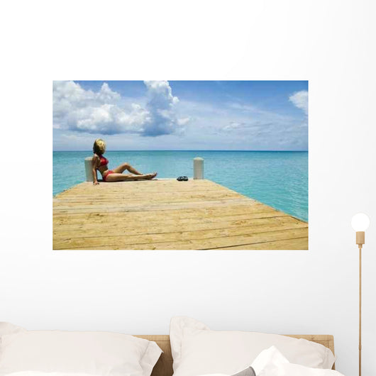 Blond Dock Wall Decal