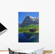 Eiger North Face Reflection in the Lake Wall Mural