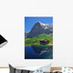 Eiger North Face Reflection in the Lake Wall Mural