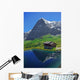 Eiger North Face Reflection in the Lake Wall Mural