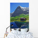 Eiger North Face Reflection in the Lake Wall Mural