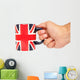Hand Holding British Mug Wall Mural