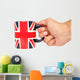 Hand Holding British Mug Wall Mural
