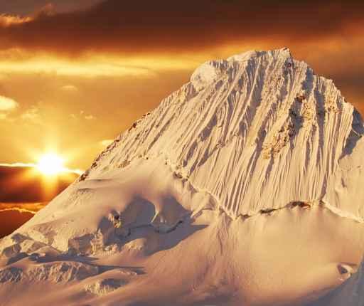 Alpamayo Peak Sunset Wall Decal
