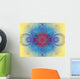 the abstract color fractal image. texture. background. Wall Mural