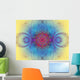 the abstract color fractal image. texture. background. Wall Mural