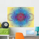 the abstract color fractal image. texture. background. Wall Mural