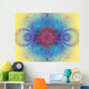 the abstract color fractal image. texture. background. Wall Mural