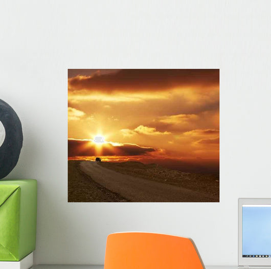 Road to Sunset Wall Decal