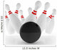 Bowling strike Wall Decal