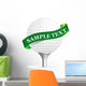 Golf Ball White Wall Decal