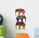 Ethnic Elephants Wall Decal