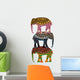 Ethnic Elephants Wall Decal