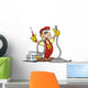 Job: Electrician with Toolbox Wall Decal
