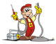 Job: Electrician with Toolbox Wall Decal