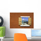 Window with Sea Wall Mural