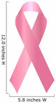 Pink ribbon Wall Decal
