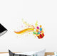 gift box and music Wall Decal