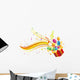 gift box and music Wall Decal