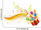 gift box and music Wall Decal