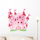 Pink Magic Castle Wall Decal