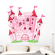 Pink Magic Castle Wall Decal