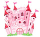 Pink Magic Castle Wall Decal