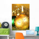 Goldene Kugelkerze Wall Mural