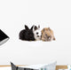 Three Bunny Rabbits Wall Decal
