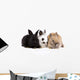 Three Bunny Rabbits Wall Decal