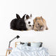 Three Bunny Rabbits Wall Decal
