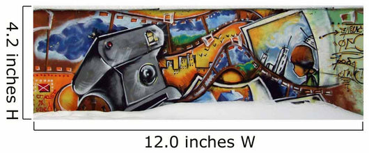 Graffiti Picture on the Wall Wall Mural