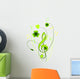 Music and plants Wall Decal