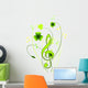 Music and plants Wall Decal